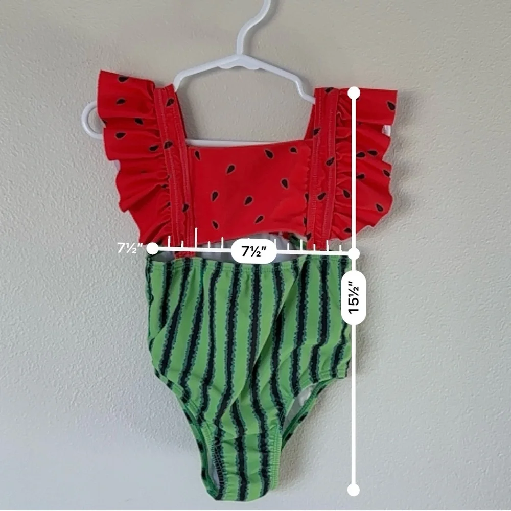 Watermelon Ruffle Swimsuit - Picture 3 of 3